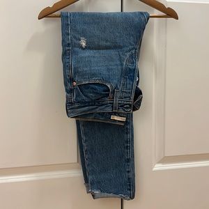 LEVI'S High Rise Ankle Cut Premium Wedgie Women's Jeans